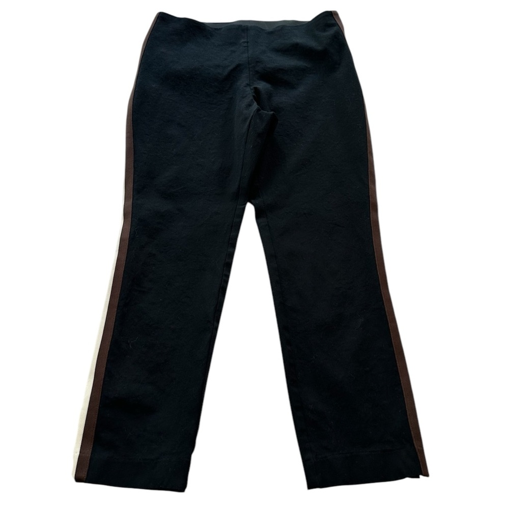 A New Day Pants High Rise Skinny Stretch Black Tuxedo Stripe Women’s Size 12 - Picture 3 of 13